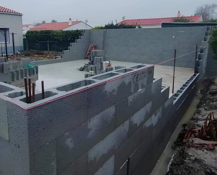 Travaux de maçonnerie gros œuvre Challans